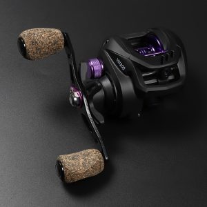 Billings VN Series Aluminum Baitcasting Reel with 6.5:1 Gear Ratio, 18lb Max Drag, Freshwater/Saltwater